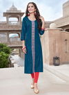 Fashion Story 3 New Fancy Ethnic Wear  Embroidery Kurti Collection